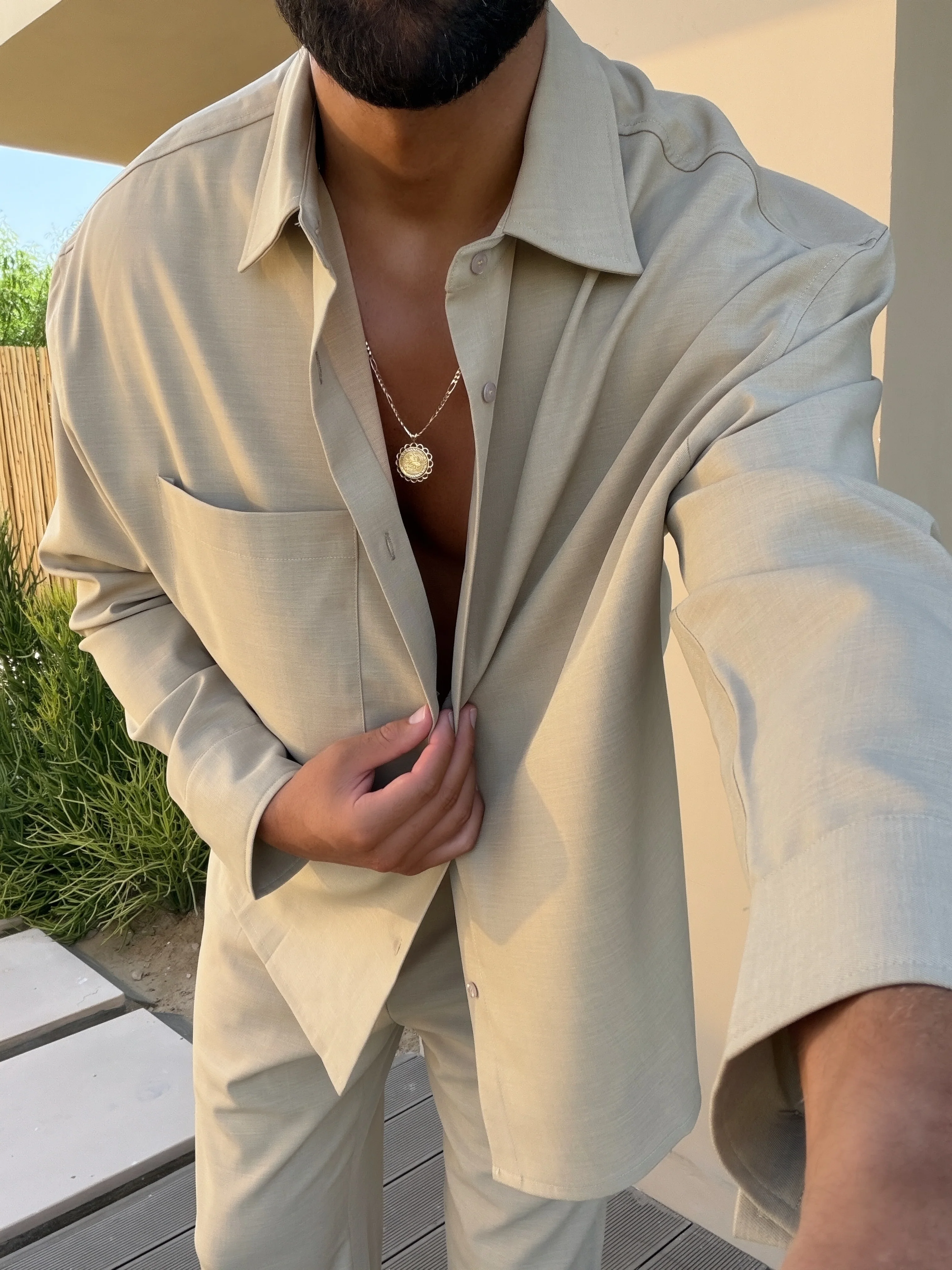 ANDRÉ SHIRT KHAKI - Image 3